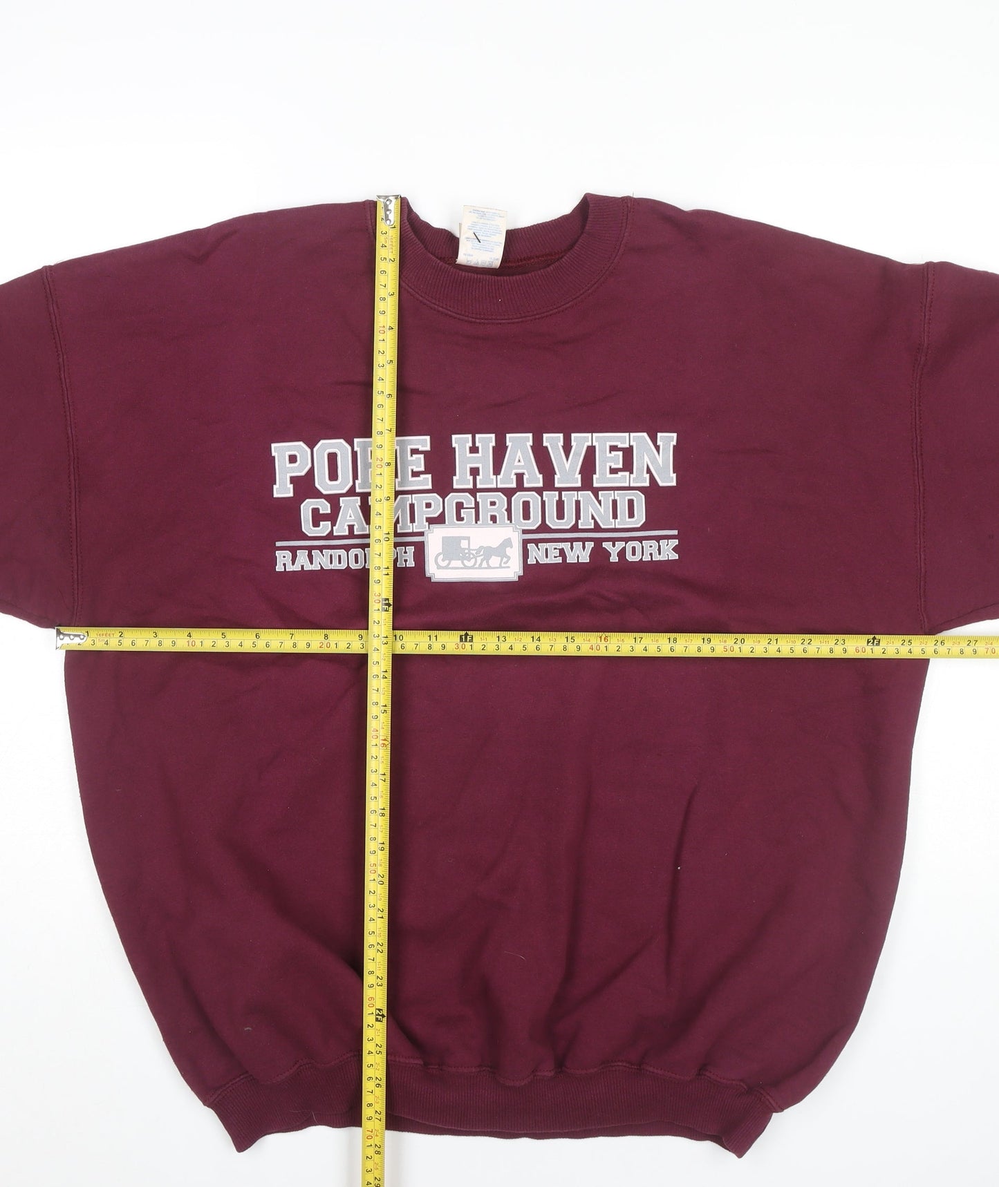 Mens UK Size XL Unknown Purple Pullover Sweatshirt