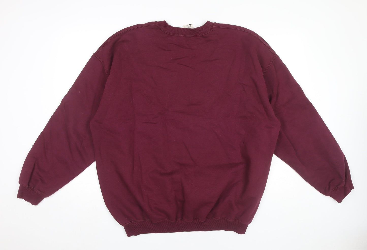 Mens UK Size XL Unknown Purple Pullover Sweatshirt