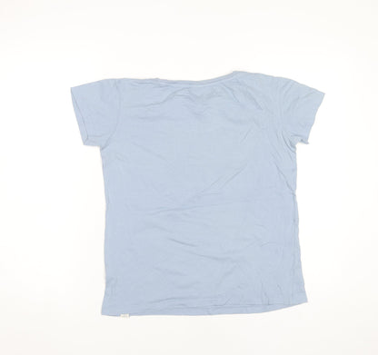 Womens UK Size 12 Saltrock Blue Basic T-Shirt
