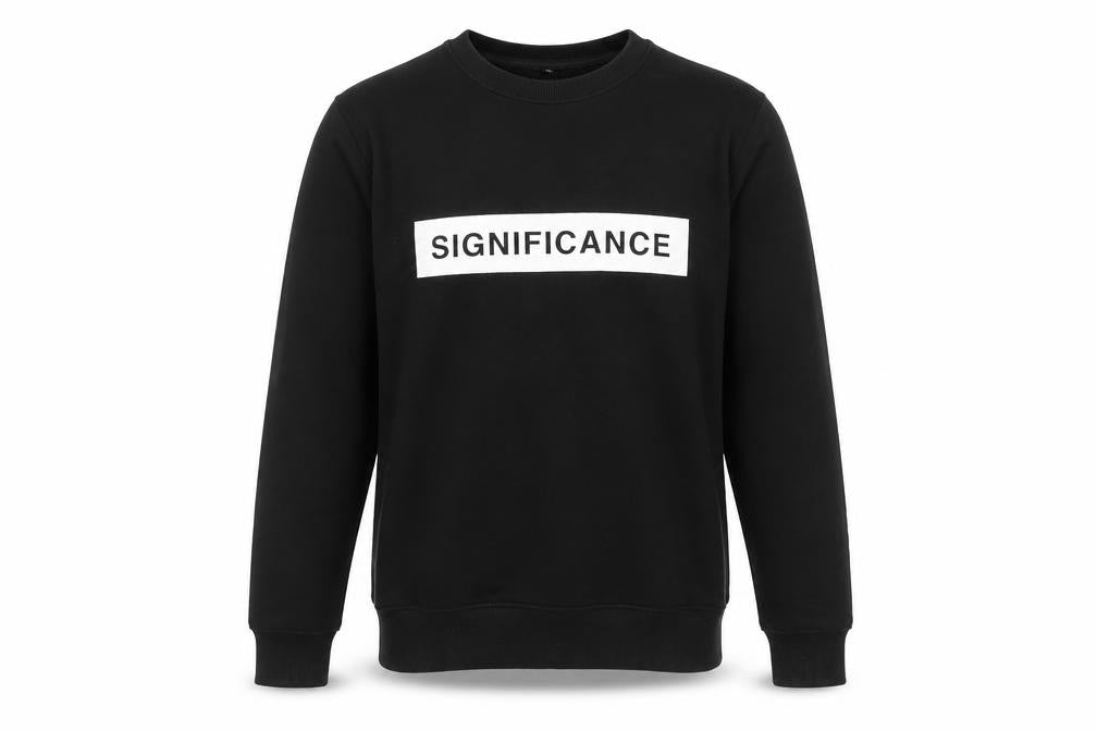 Mens UK Size M Continental Black Pullover Sweatshirt