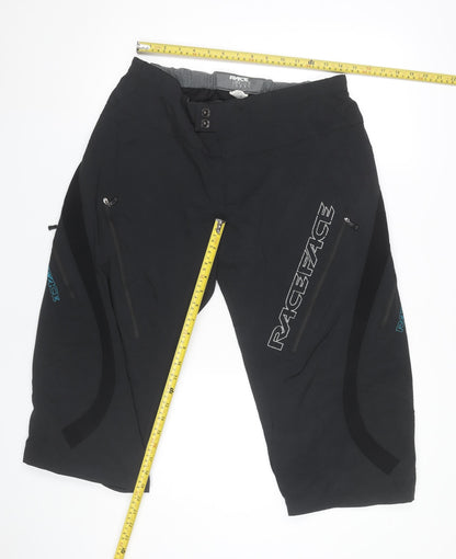 Race Face Men's Black Large Nylon Cargo Sports Trousers