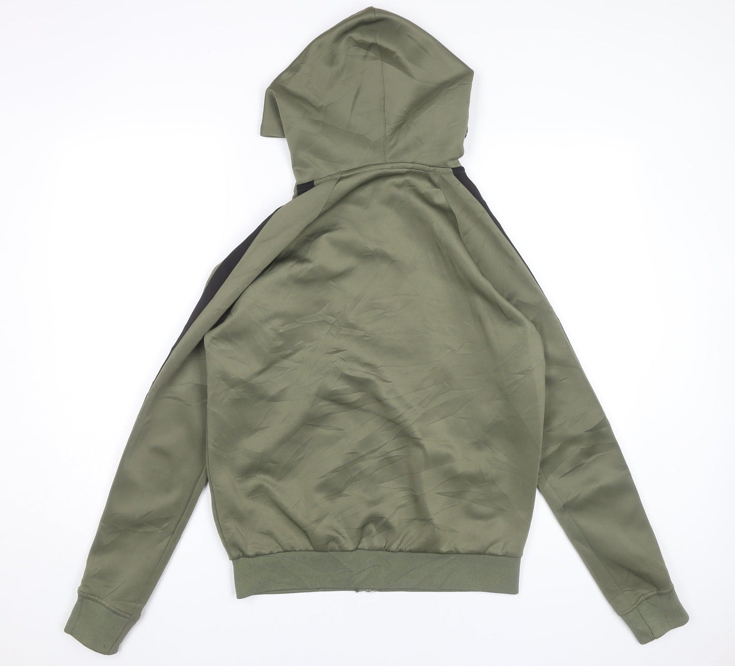 Mens UK Size S Gym King Green Full Zip Hoodie