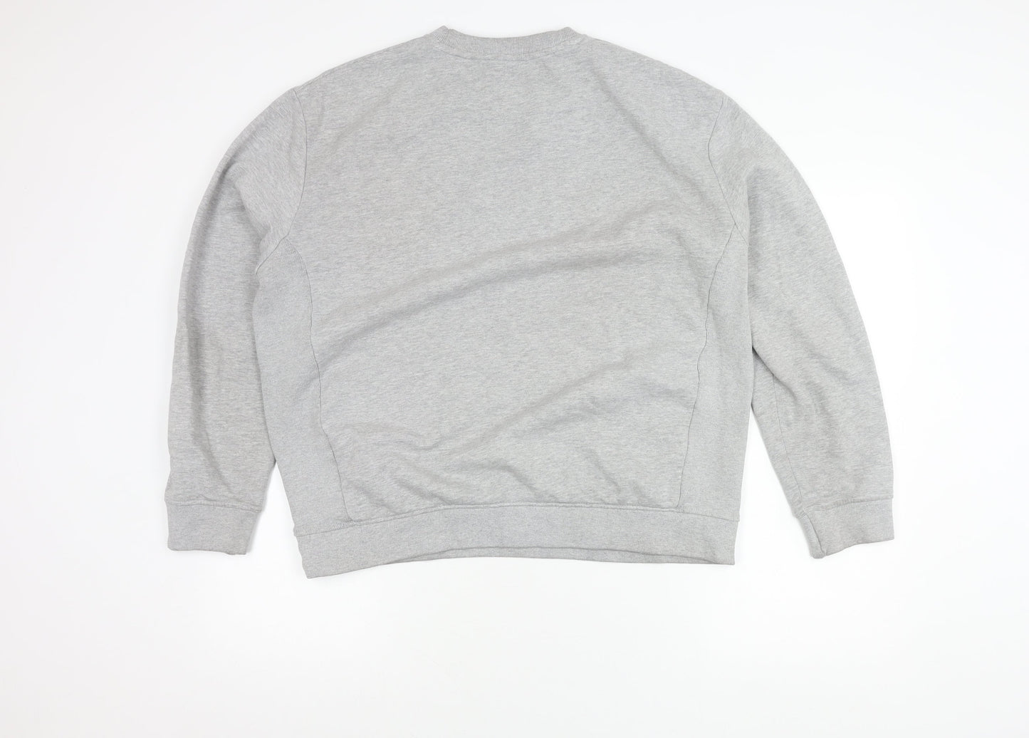 New Look Unisex Adults Grey Pullover Sweatshirt L Crew Neck