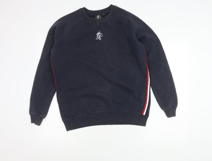 Mens UK Size S Gym King Blue Pullover Sweatshirt