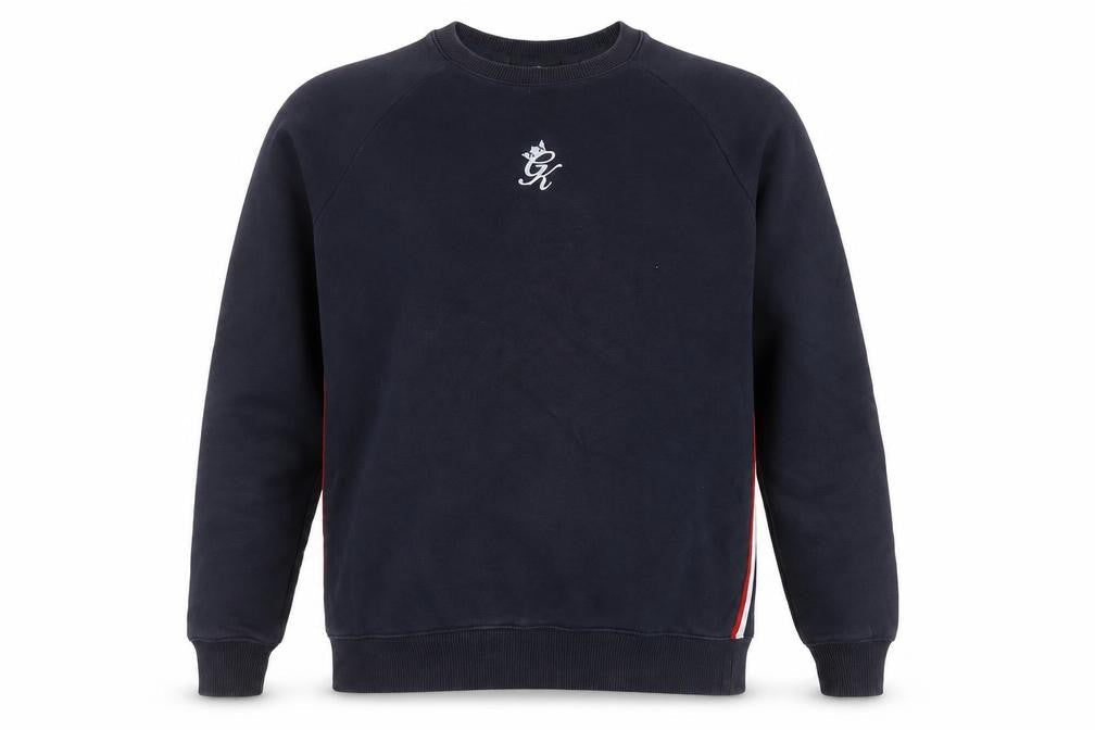 Mens UK Size S Gym King Blue Pullover Sweatshirt