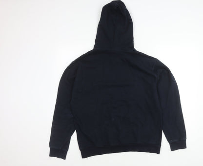 Mens UK Size M Stars & Stripes Blue Pullover Hoodie