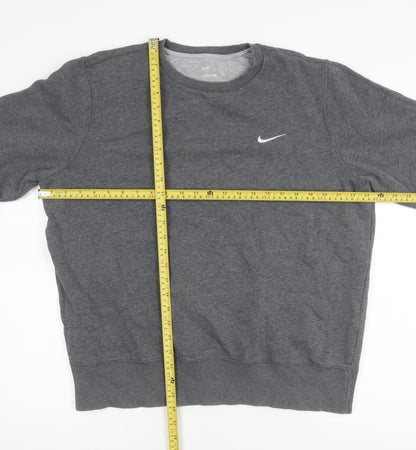 Mens UK Size M Nike Grey Pullover Sweatshirt