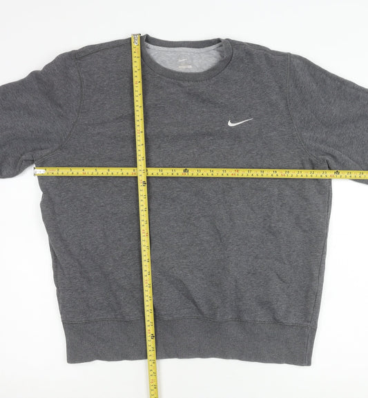 Mens UK Size M Nike Grey Pullover Sweatshirt