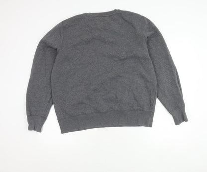 Mens UK Size M Nike Grey Pullover Sweatshirt
