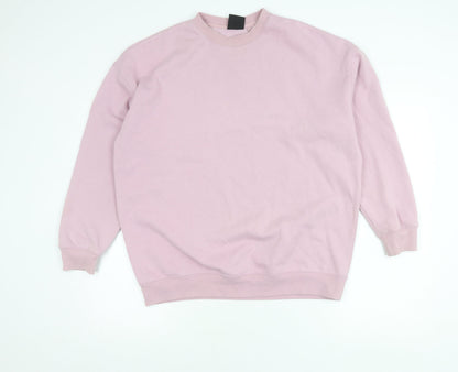 Factorie Women’s Pink Pullover Sweatshirt Small Cotton Blend