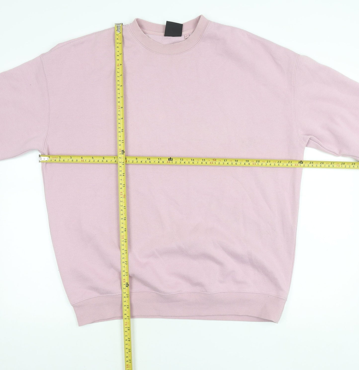 Factorie Women’s Pink Pullover Sweatshirt Small Cotton Blend