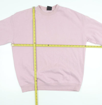 Factorie Women’s Pink Pullover Sweatshirt Small Cotton Blend