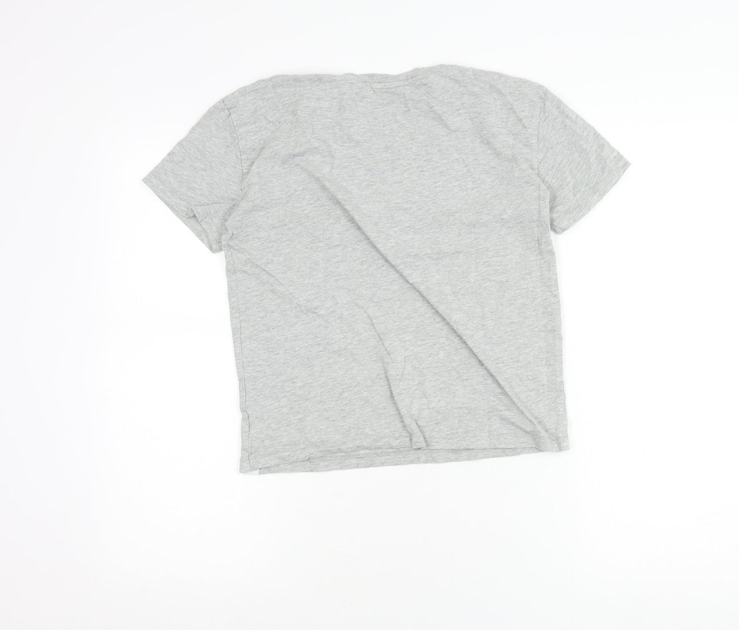 GAP Kids Girls Grey Crew Neck Short Sleeve Cotton T-Shirt Age 10 Years