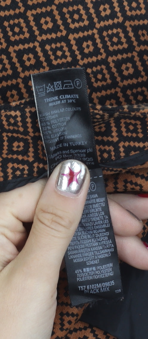 Womens UK Size 12 Marks and Spencer Slim Fit BusinessCasualWorkwear Multicoloure