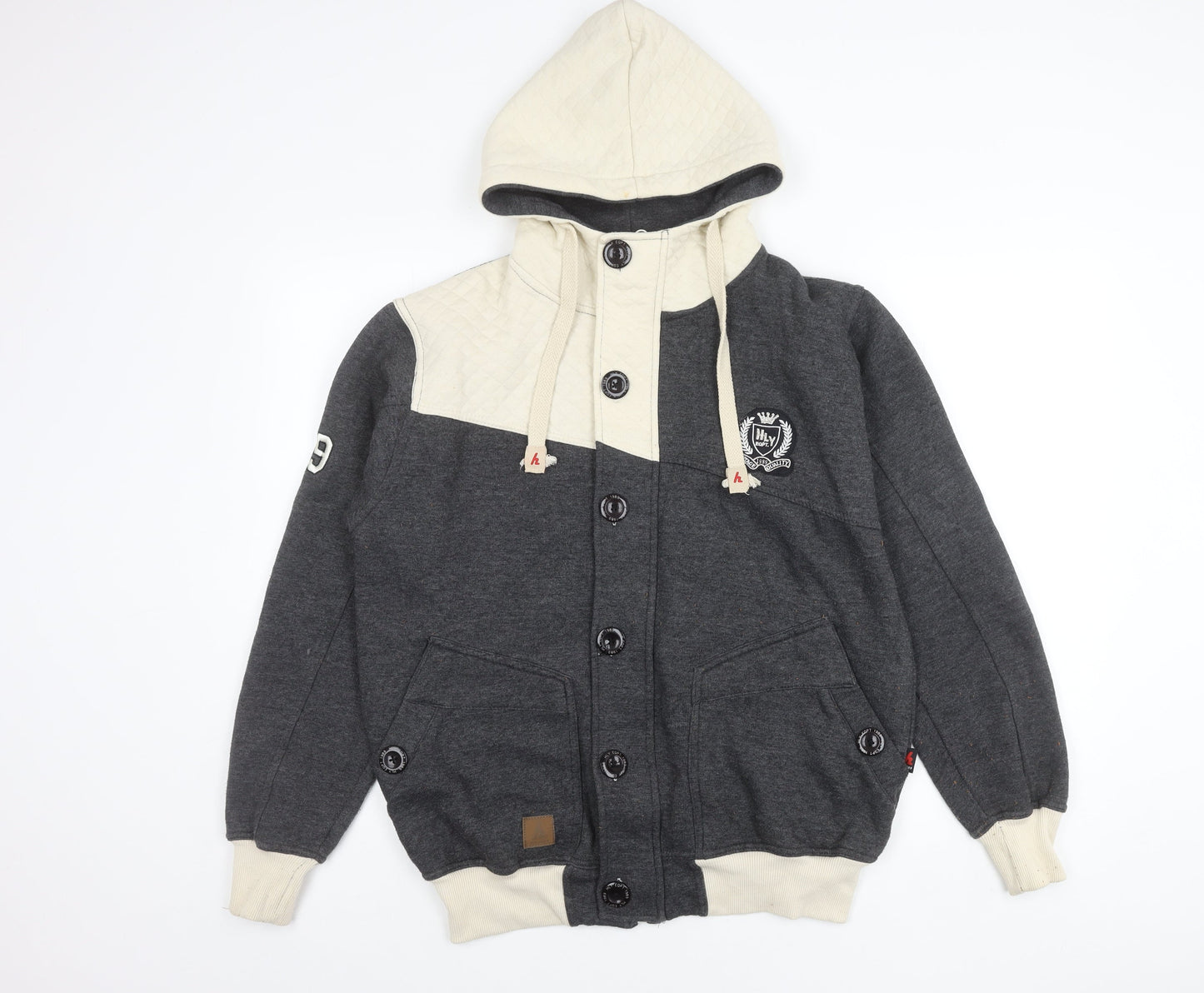 Mens UK Size L HLYEQPT. Multicoloured Varsity Jacket