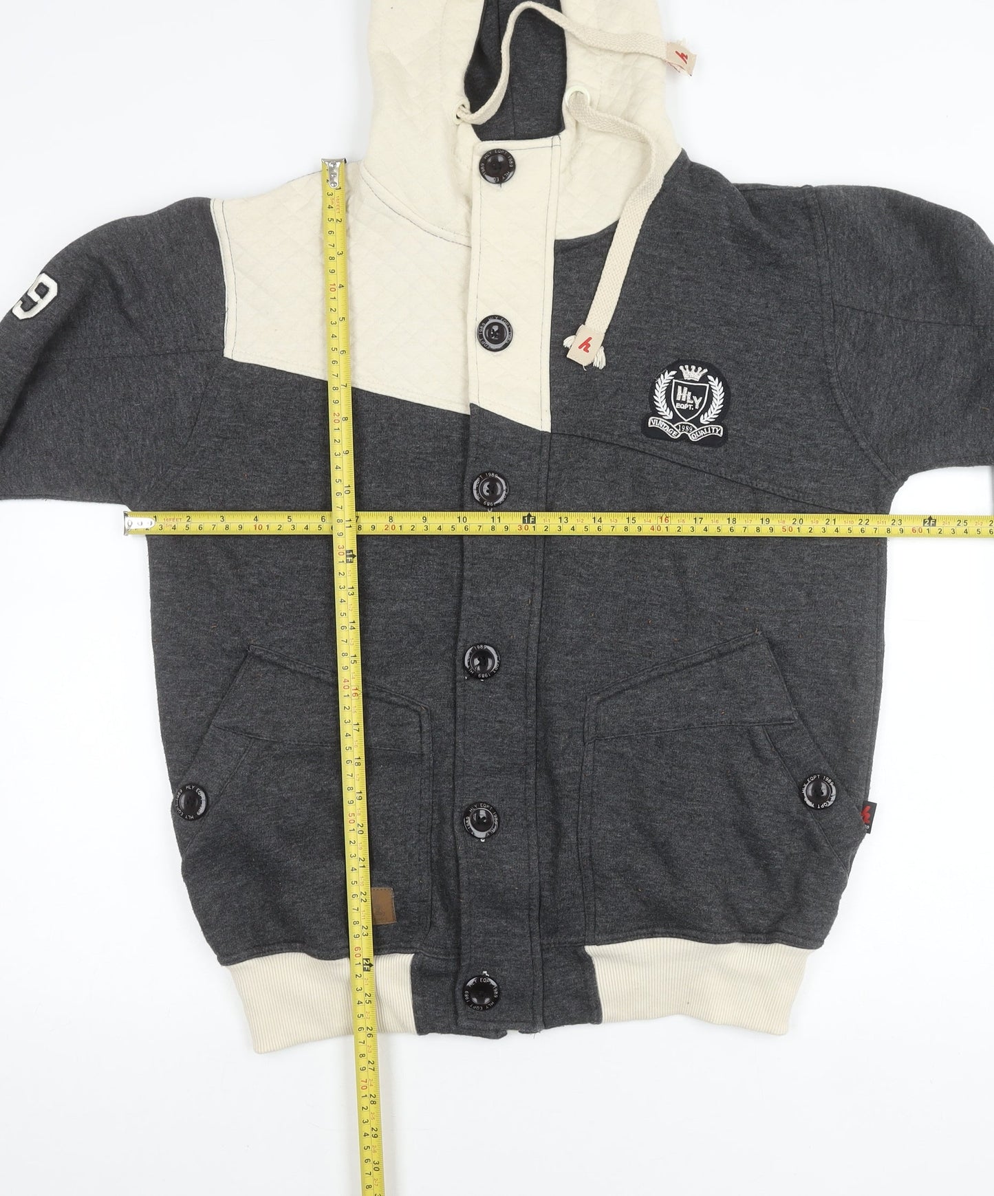 Mens UK Size L HLYEQPT. Multicoloured Varsity Jacket
