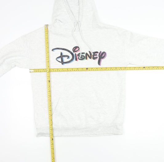 Womens UK Size XS Disney Grey Pullover Hoodie