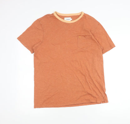 Mens UK Size L Farah Brown  T-Shirt