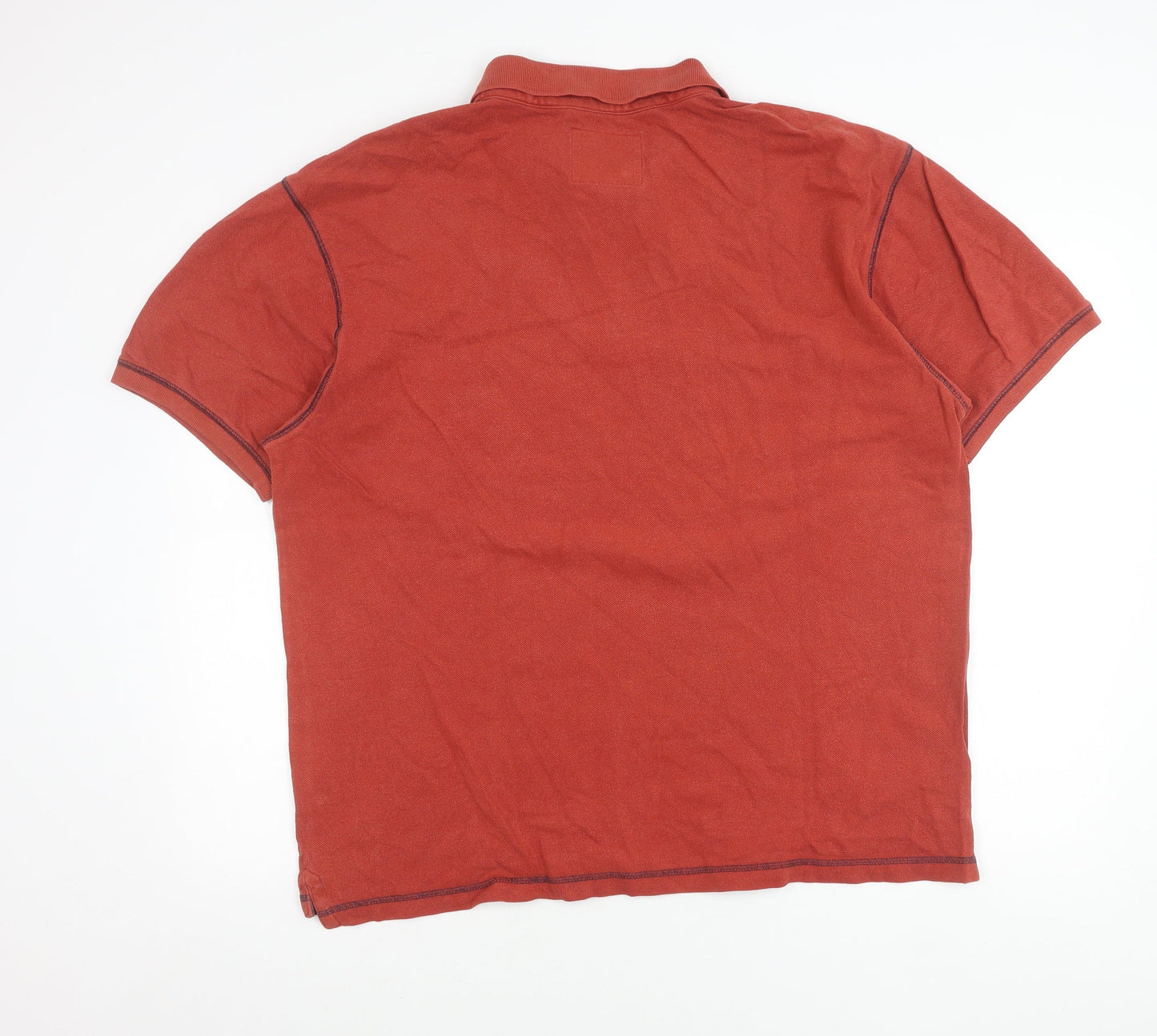 TOG24 Men’s Red 2XL Polo Shirt Short Sleeve Cotton Casual