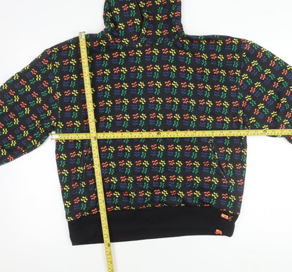 Mens UK Size M Bravian Multicoloured Pullover Hoodie