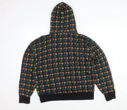 Mens UK Size M Bravian Multicoloured Pullover Hoodie