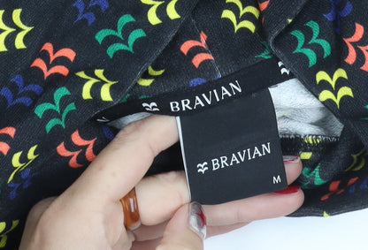 Mens UK Size M Bravian Multicoloured Pullover Hoodie