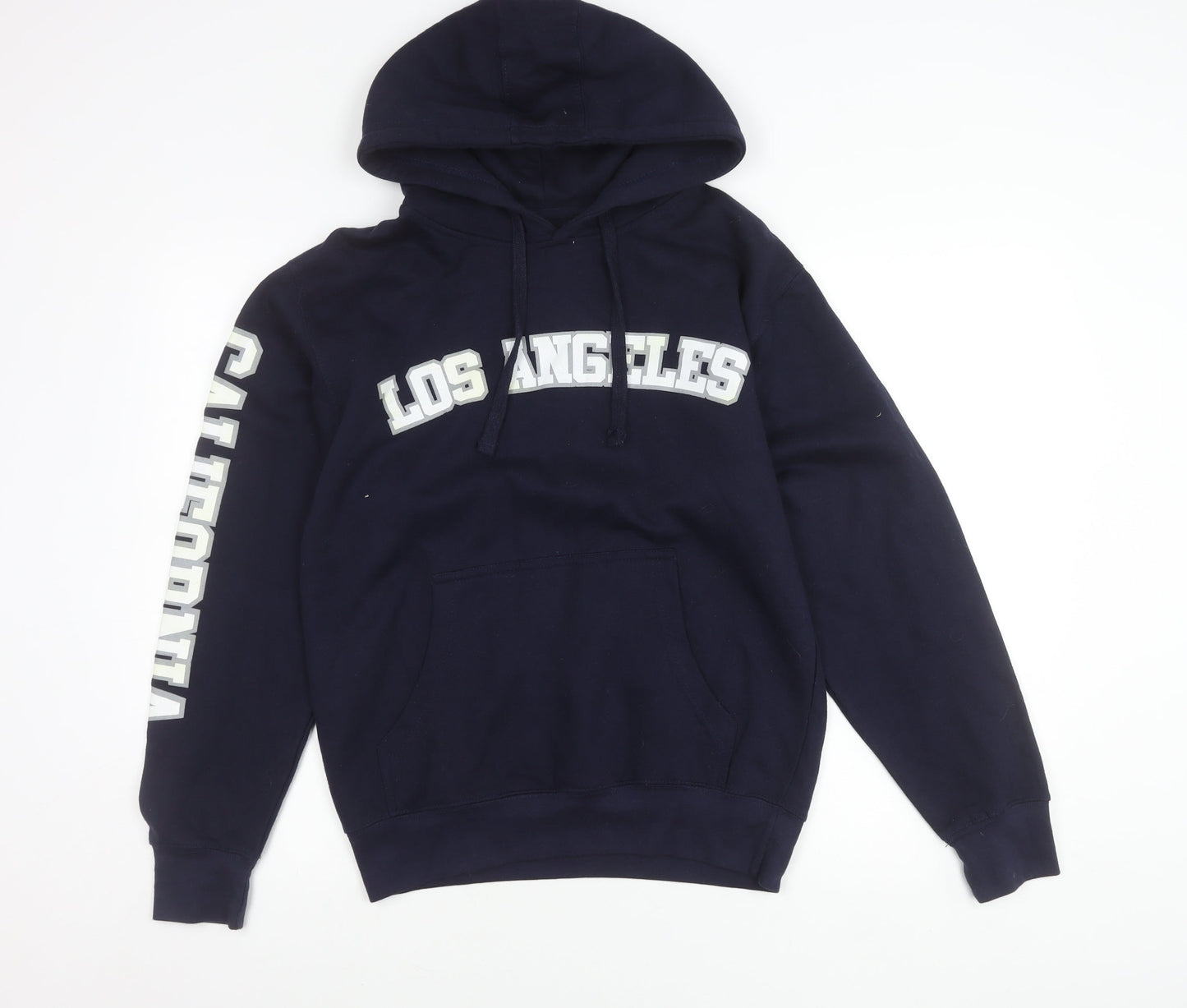 Social Culture Mens Blue Hoodie Los Angeles California M Pullover