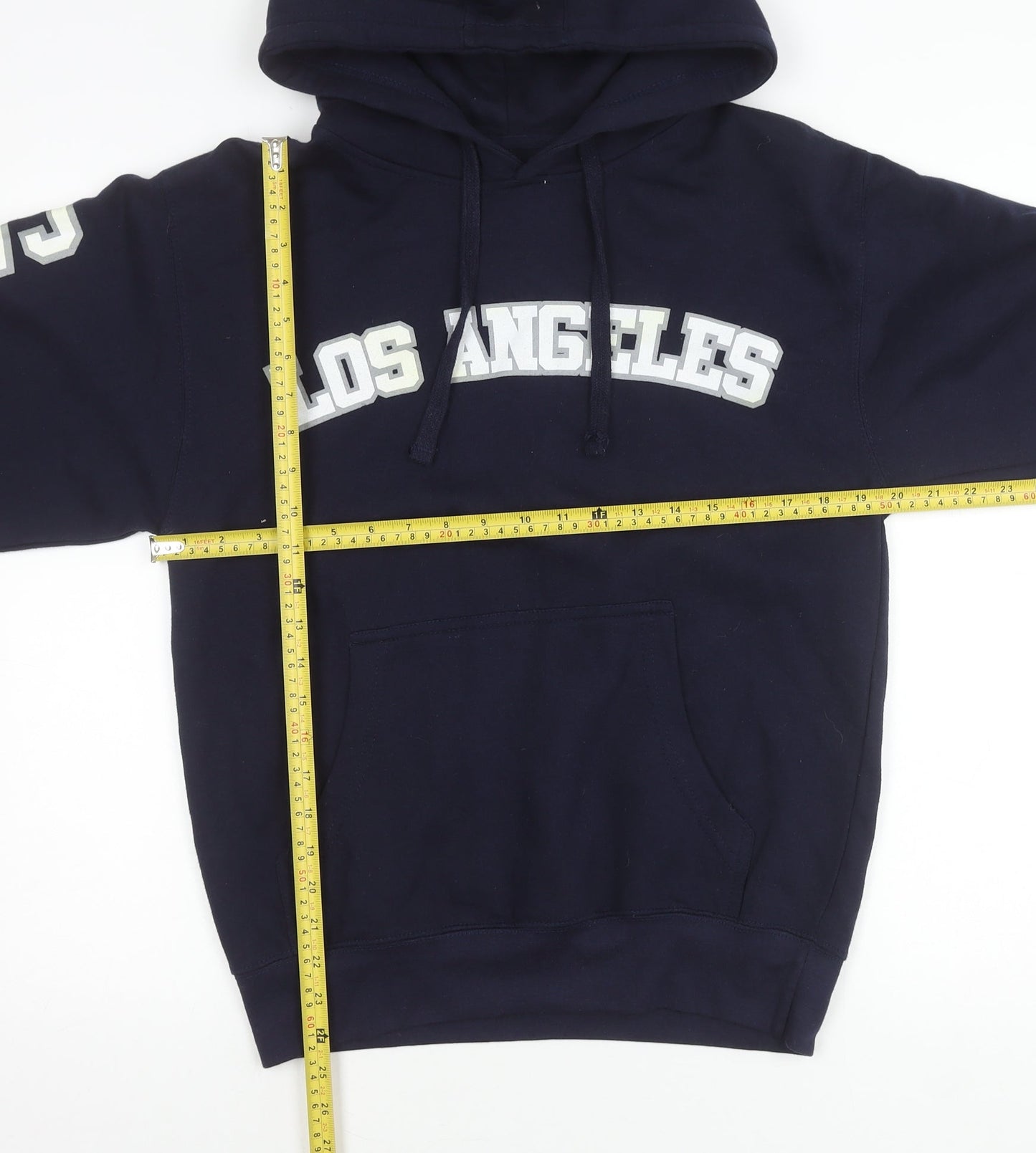 Social Culture Mens Blue Hoodie Los Angeles California M Pullover