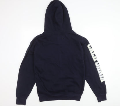 Social Culture Mens Blue Hoodie Los Angeles California M Pullover
