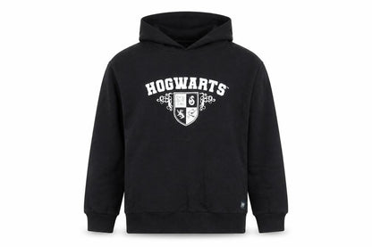 Harry Potter Boys Black Pullover Hoodie 9-10 Years Hogwarts Crest