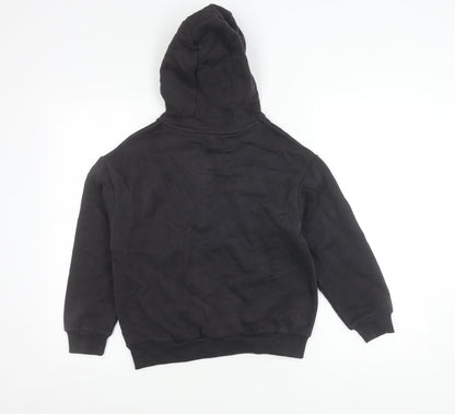 Harry Potter Boys Black Pullover Hoodie 9-10 Years Hogwarts Crest
