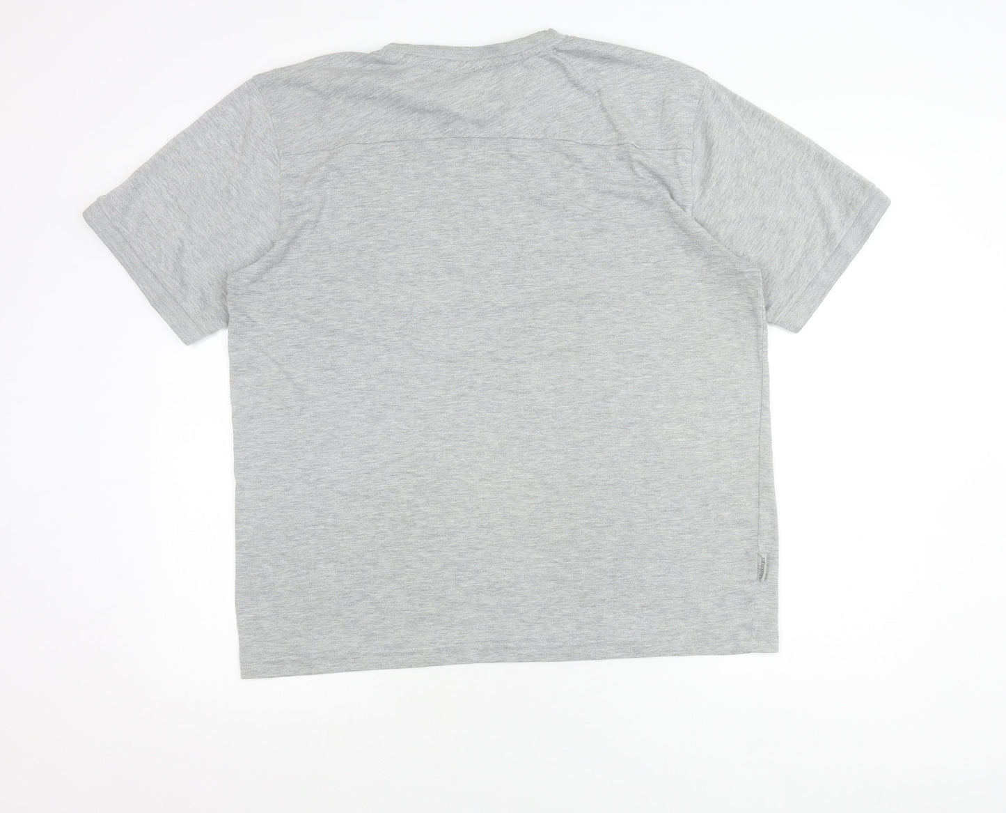 Slazenger Men’s Grey Crew Neck Short Sleeve T-Shirt L