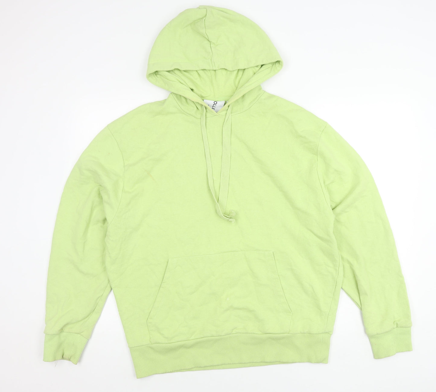 Womens UK Size M COLLUSION Green Pullover Hoodie