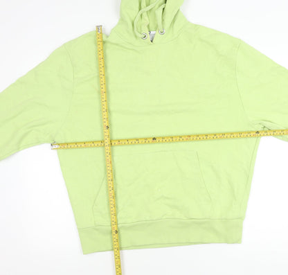 Womens UK Size M COLLUSION Green Pullover Hoodie