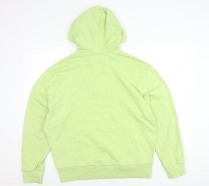 Womens UK Size M COLLUSION Green Pullover Hoodie
