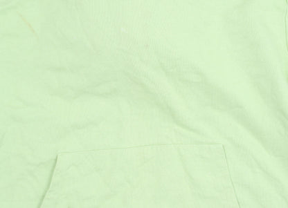Womens UK Size M COLLUSION Green Pullover Hoodie