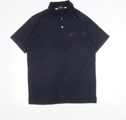 Ralph Lauren Men's Black Polo Shirt XL Short Sleeve Classic Fit