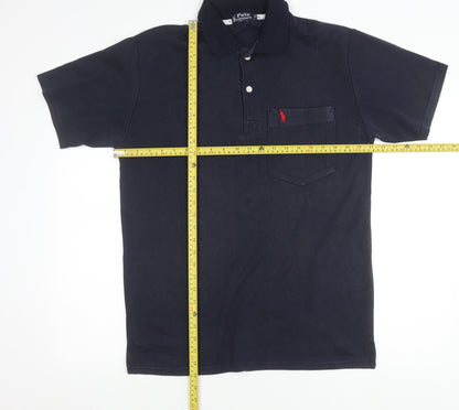 Ralph Lauren Men's Black Polo Shirt XL Short Sleeve Classic Fit