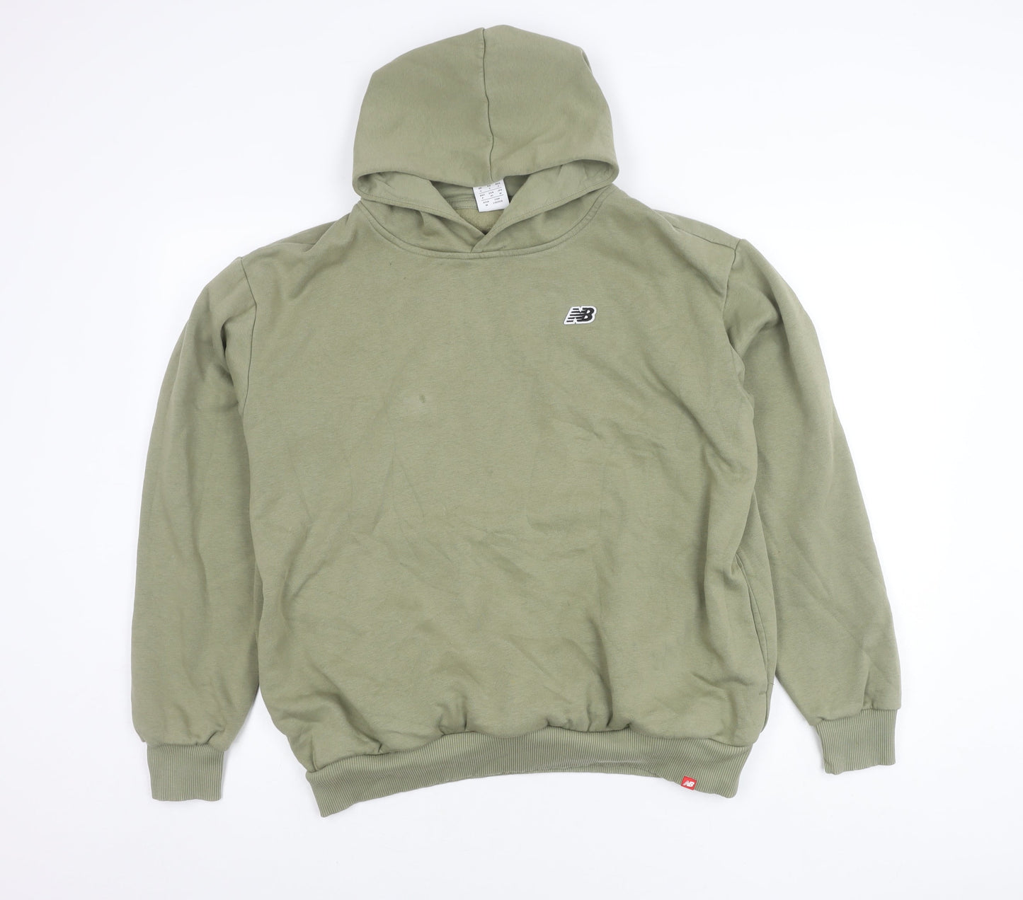 Mens UK Size S New Balance Green Pullover Hoodie