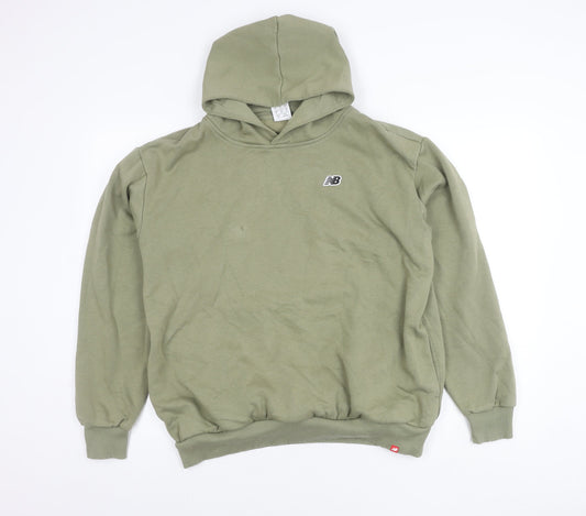 Mens UK Size S New Balance Green Pullover Hoodie