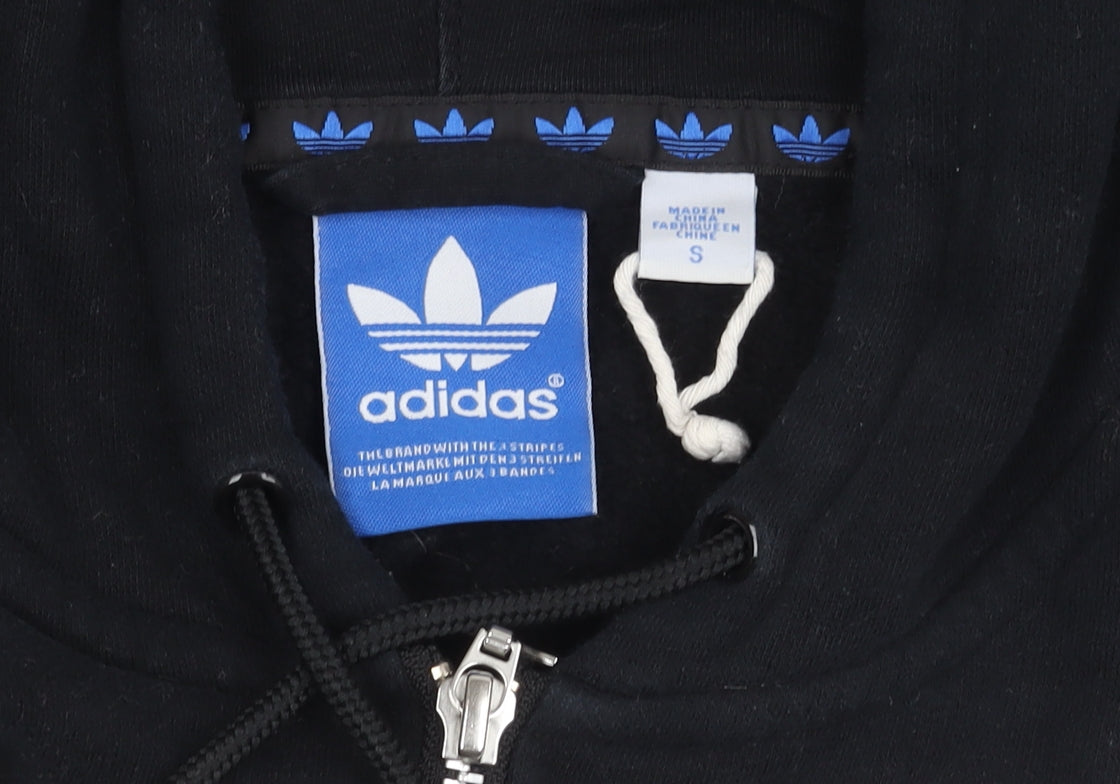 Adidas Men Black Small Full Zip Hoodie Jacket Team GB Olympic