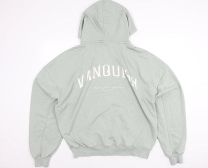 Vanquish Womens Green L Relaxed Fit Hooded Full Zip Jacket