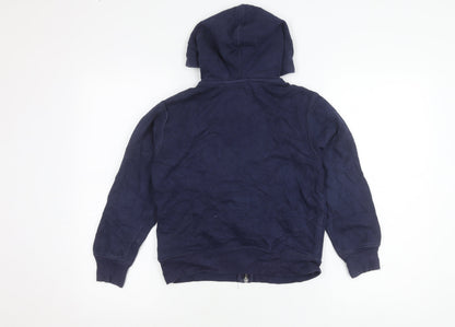 Ralph Lauren Boys Blue 8 Years Hooded Full Zip Jacket Cotton Blend