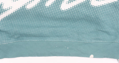 Topman Men’s Green Pullover Hoodie L Long Sleeve Graphic Print