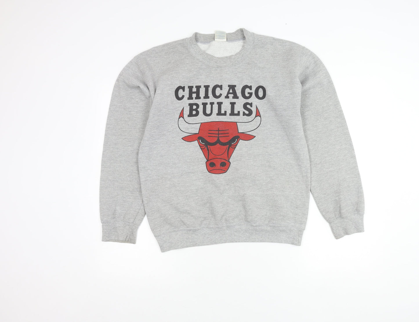 Gildan Women’s Grey Chicago Bulls Sweatshirt Size S Crew Neck