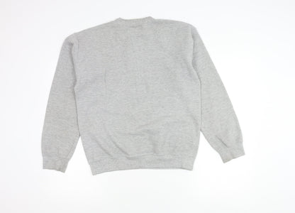 Gildan Women’s Grey Chicago Bulls Sweatshirt Size S Crew Neck