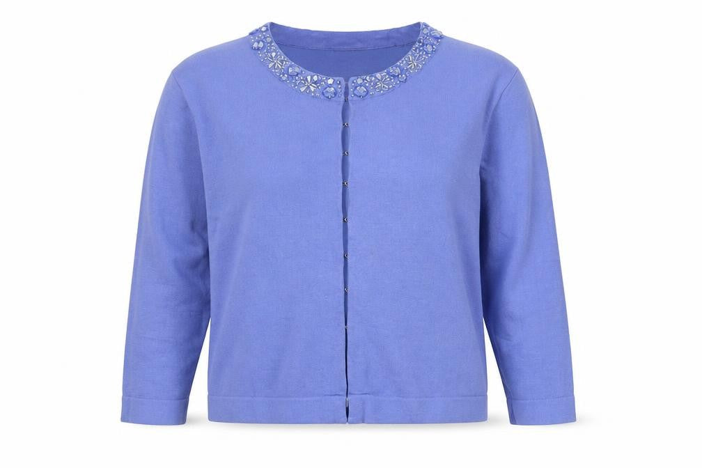 Womens UK Size LXL Image Purple Cardigan Jumper