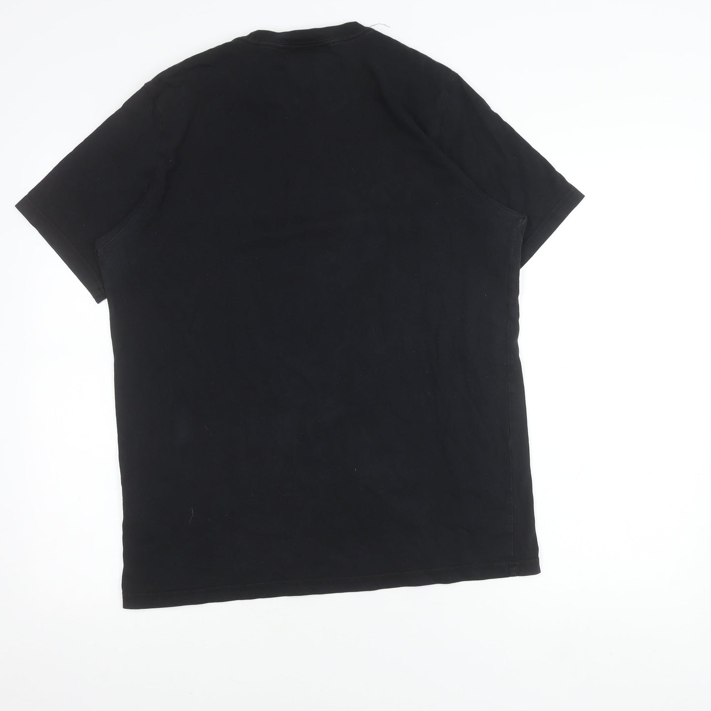 Paul Smith Men’s Black Organic Cotton Zebra Logo T-Shirt L