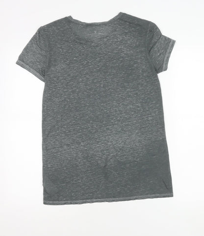 Womens UK Size S American Eagle Outfitters Grey Basic T-Shirt