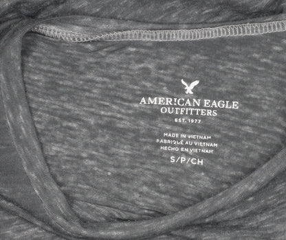 Womens UK Size S American Eagle Outfitters Grey Basic T-Shirt